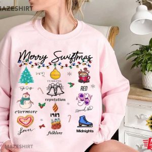 Merry Swiftmas The Eras Tour Christmas T Shirt (2)