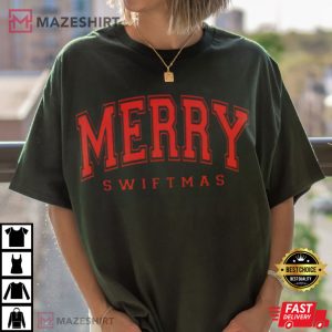 Taylor's Version Merry Swiftmas T Shirt (1)