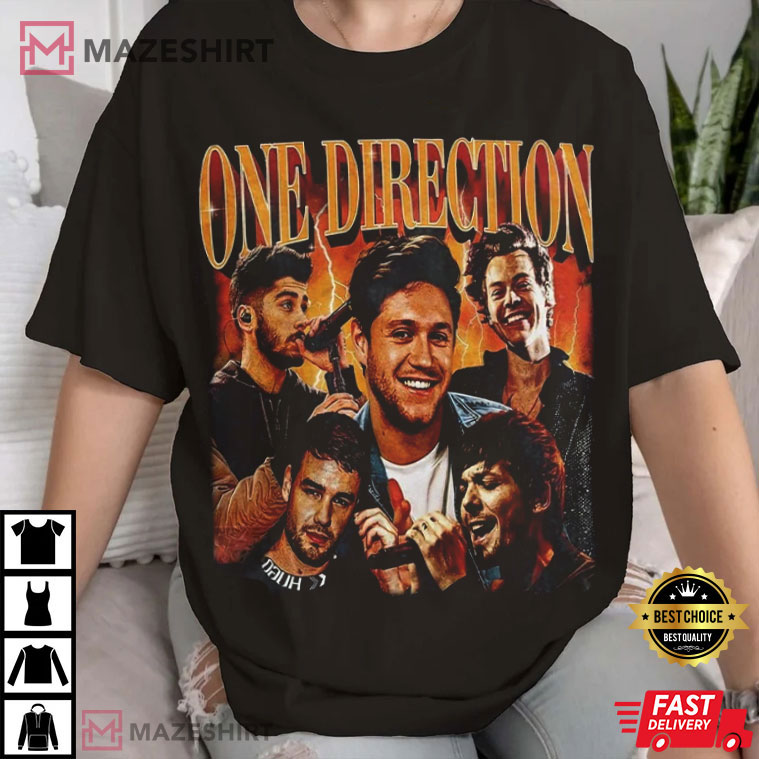 Louis Tomlinson Music Shirt Vintage 90S Merch One Direction T