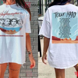 The Highwaymen 1990 Kick Off Concert Tour T Shirt (1)