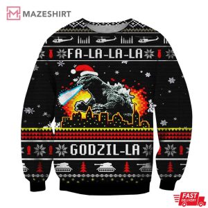 Godzilla Ugly Christmas Sweater Godzilla Ugly Christmas Sweater