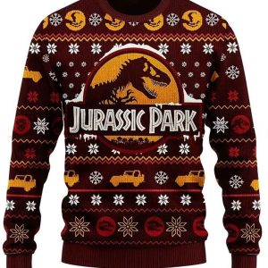 Jurassic Park Ugly Christmas Sweater