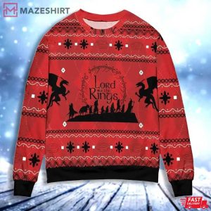 Lord Of The Rings The Fellowship Way To Mordor Ugly Christmas Sweater