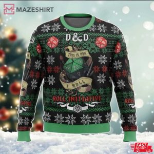 Dungeons and Dragons How I Roll Ugly Sweater