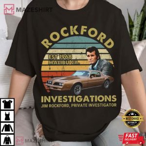 Jim Rockford The Rockford Files T Shirt (1)