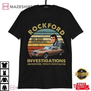 Jim Rockford The Rockford Files T Shirt (2)