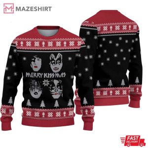 KISS Rock Band Merry Xmas Ugly Sweater