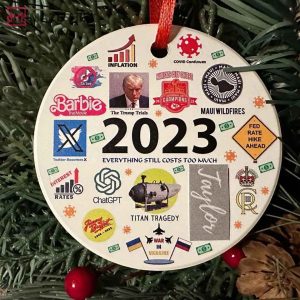 2023 Year in Review Christmas Ornament