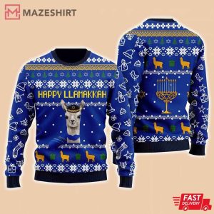 Happy Llamakkah! A Hanukkah Story Ugly Sweater Happy Llamakkah! A Hanukkah Story Ugly Sweater