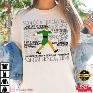 Buddy the Elf Santa Christmas T Shirt (2)