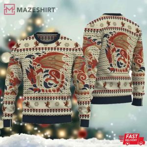 Rathalos Monster Hunter Ugly Christmas Sweater Rathalos Monster Hunter Ugly Christmas Sweater