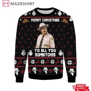 Smokey And The Bandit Merry Christmas Ugly Sweater