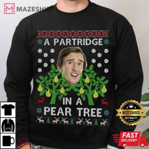 Alan Partridge Christmas A Partridge in A Pear Tree T Shirt (4)