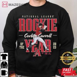 Corbin Carroll Arizona Diamondbacks 2023 Nl Rookie Of The Year T Shirt (3)