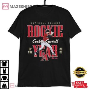 Corbin Carroll Arizona Diamondbacks 2023 Nl Rookie Of The Year T Shirt (4)
