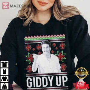 Cosmo Kramer Giddy Up Seinfeld Christmas T Shirt (2)