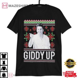 Cosmo Kramer Giddy Up Seinfeld Christmas T Shirt (3)