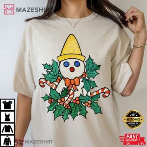 Winter Snowman Merry Christmas T Shirt (1)