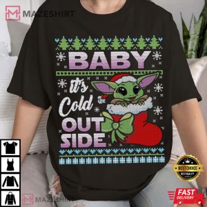 Baby Yoda Star Wars Christmas Galaxy's Edge T Shirt (1)