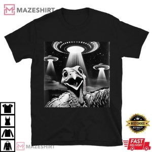 Turkey UFO Selfie Thanksgiving T Shirt (1)