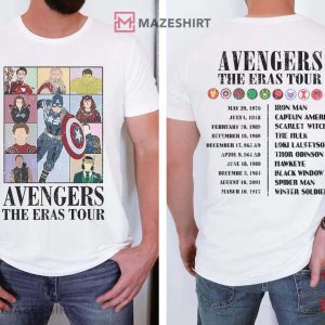 Avengers The Eras Tour MCU T Shirt (1)