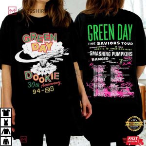 Green Day 30th Annivesary The Saviors 2024 Tour T Shirt (1)