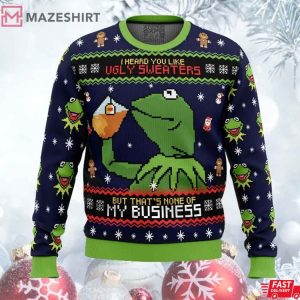 Kermit the Frog Ugly Christmas Sweater
