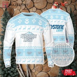 Keystone Light Pine Trees Ugly Sweater