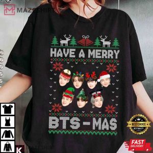 BTS Have A Merry Ugly Christmas T Shirt (1)