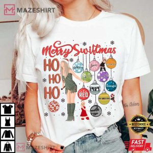 Merry Swiftmas Taylor's Version Christmas T Shirt (3)