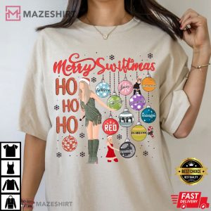 Merry Swiftmas Taylor's Version Christmas T Shirt (4)