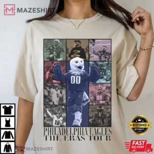 Philadelphia Eagles The Eras Tour Football T Shirt (2)