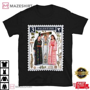 Palestine Stamp Strong Palestine T Shirt (1)