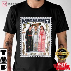 Palestine Stamp Strong Palestine T Shirt (2)