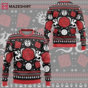 Dungeons And Dragons Xmas Christmas Ugly Sweater