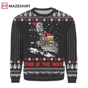 Yoda This Is The Way Star Wars Christmas Ugly Sweater Yoda This Is The Way Star Wars Christmas Ugly Sweater
