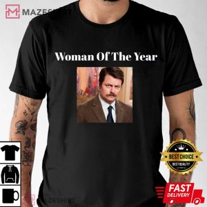 Ron Swanson Woman of the Year Parks and Recreation T Shirt (2)