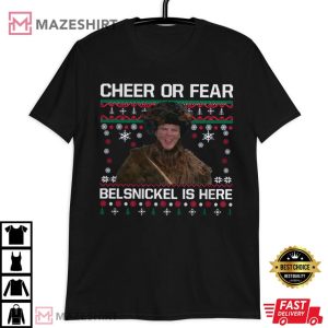 Dwight Schrute Cheer Or Fear Belsnickel Is Here T Shirt (4)