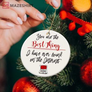 You Are The Best Thing I Have Ever Found On The Internet Ornament (3)