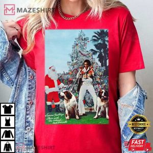 Elvis Presley And the Colonel Season Greetings T Shirt (1)
