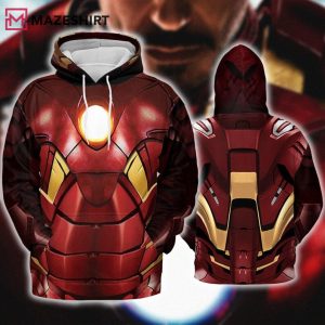 Iron Man Suit 3D Avenger Hoodie