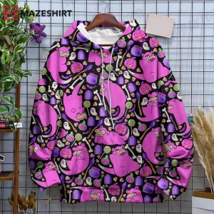 Slowpoke Pokemon Fan Gift 2D Hoodie (1)