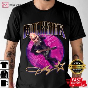 Dolly Parton Pink Velvet Rockstar T Shirt (2)