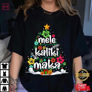 Mele Kalikimaka Christmas Hawaiian Funny T Shirt (3)
