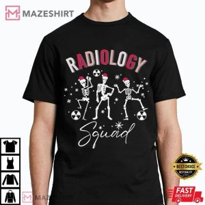 Radiology Squad Skeleton Christmas Radiologist Xray Tech T Shirt (3)