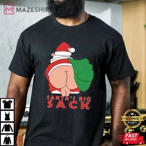 Santa’s Big Sack Christmas Funny T Shirt (2)