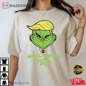 Grinch Trump Make Christmas Great Again T Shirt (1)