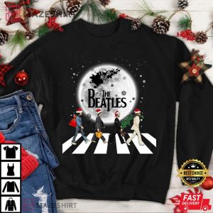 The Beatles Walking Across Abbey Road Christmas T Shirt (2)