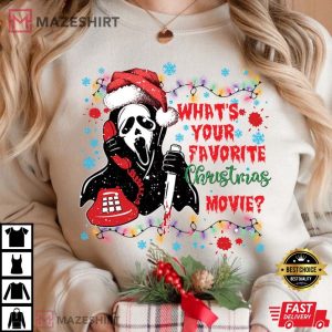 Ghostface What’s Your Favorite Christmas Movie T Shirt (3)