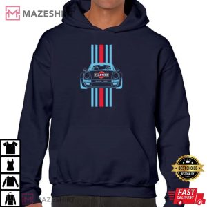 Martini 911 Racing Stripes Car Lover T Shirt (2)